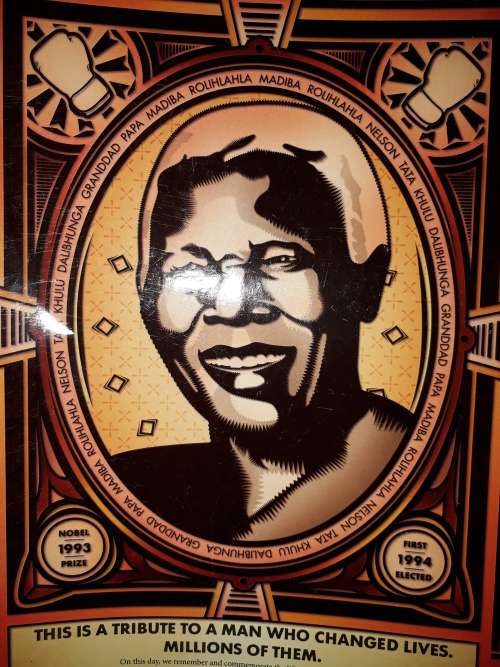 Nelson Mandela-You-Man of History Scarce Supplement Magazine-Robben Island  info