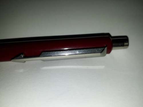 1984 PARKER Vector Made in UK Classic Burgundy Maroon Red 0.5mm Mechanical Pencil