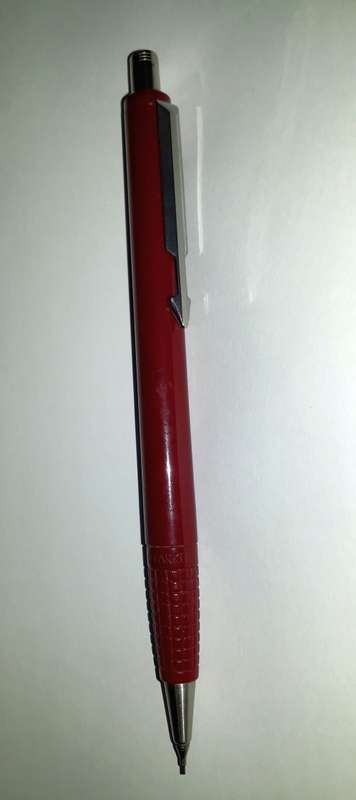 1984 PARKER Vector Made in UK Classic Burgundy Maroon Red 0.5mm Mechanical Pencil