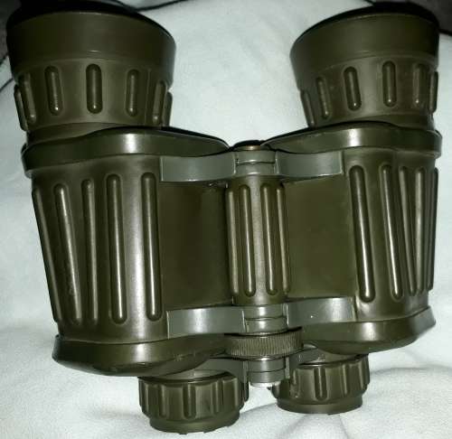 Rare Superior 12x50 TASCO  Rubber Coated  Military BINOCULARS