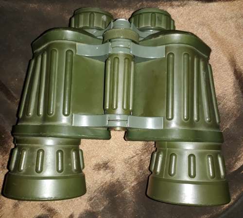Rare Superior 12x50 TASCO  Rubber Coated  Military BINOCULARS