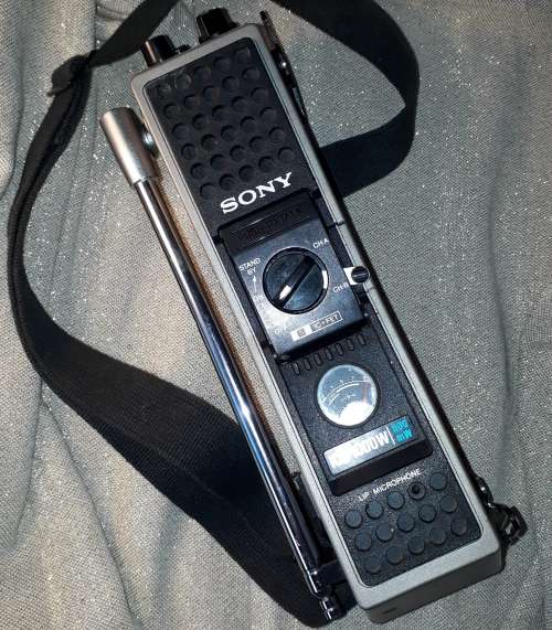 Vintage RARE SONY ICB-1000W 500mW Japan 1970'S Transceiver Walkie Talkie