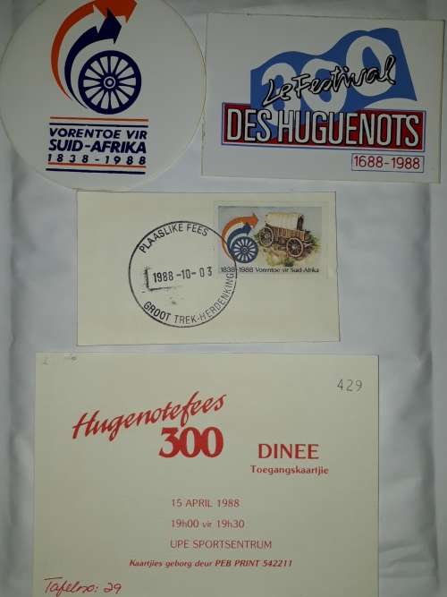 Groot Trek Herdenkingsfees 1838-1988 Plus Extra Items (Collection of Items)