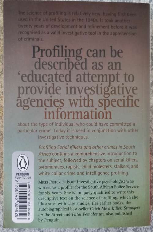 Profiling serial killers  by Micki Pistorius