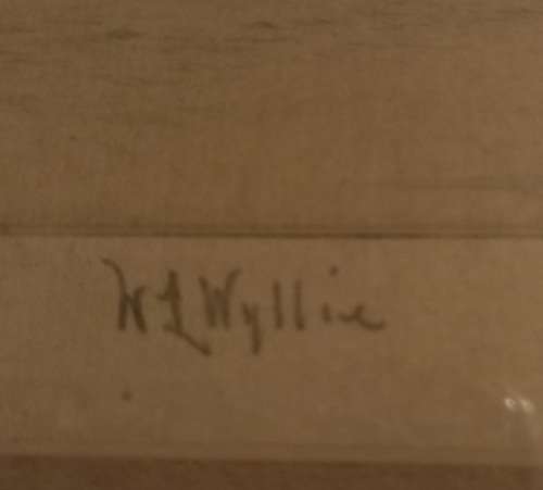 Stunning Wyllie Etching-Limited to 100-150. Circ pre 1932