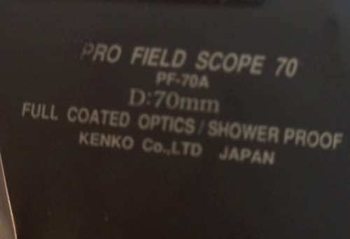 SPOTTING SCOPE...KENKO PRO-FIELD 70 D:70mm coated optics