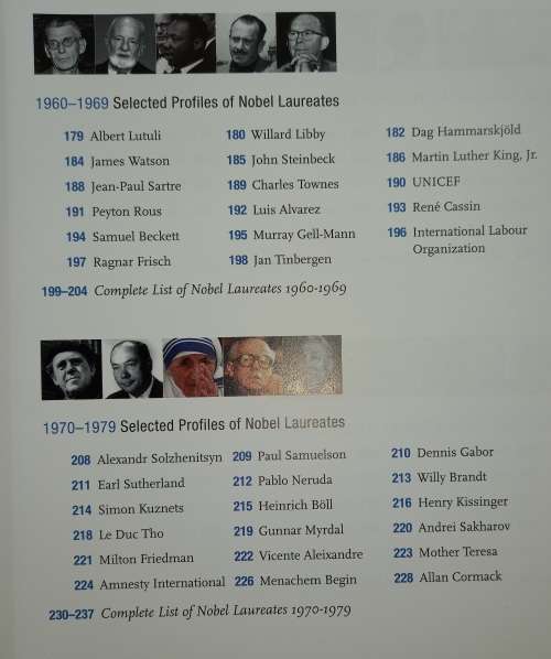 Nobel: A Century of Prize Winners (Paperback) Michael Worek