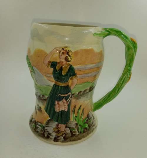 Crown Devon Fieldings "Sarie Marais" Musical Tankard-1936