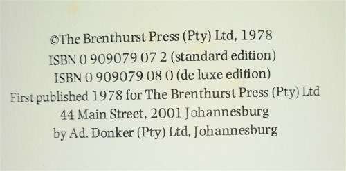 The Flora capensis of Jakob and Johann Philipp Breyne (Brenthurst series)  by Breyne, Jakob