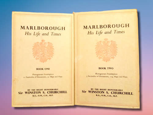 Marlborough: His Life And Times - 2 Book Set   1969 by Winston S. Churchill