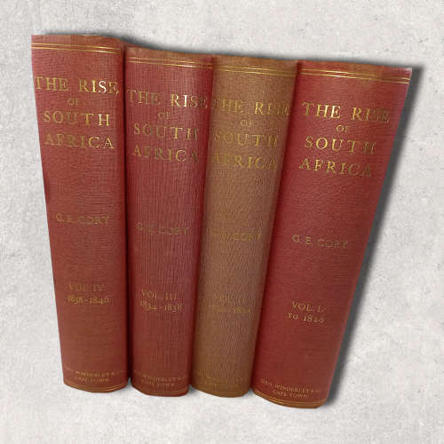The Rise Of South Africa 1928- GE Cory- All in 4 Stunning Volumes