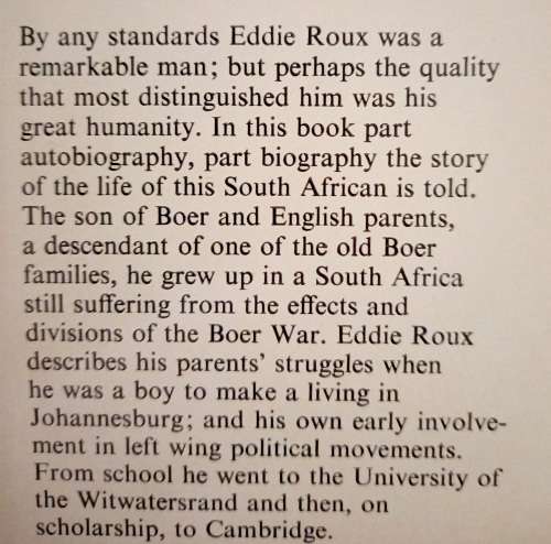 Rebel pity: The life of Eddie Roux  by Roux, Edward
