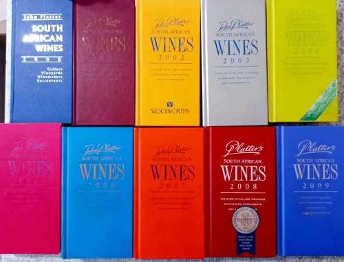 John Platter`s Wine Guide Bundle-Years 2000 to 2009- 10 Books