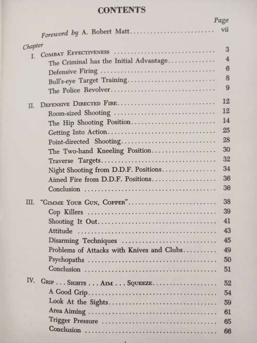 Combat Shooting for Police (Police Science)  by Paul B. Weston