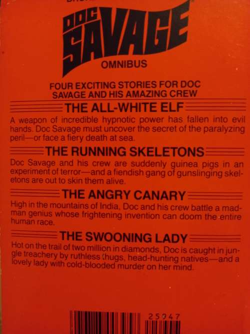 Reserved for Moose99 Doc Savage 9 Books- Omnibus etc