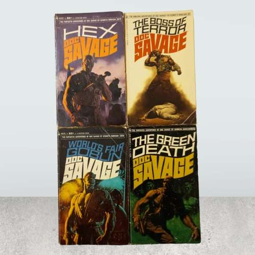 4 Doc Savage books