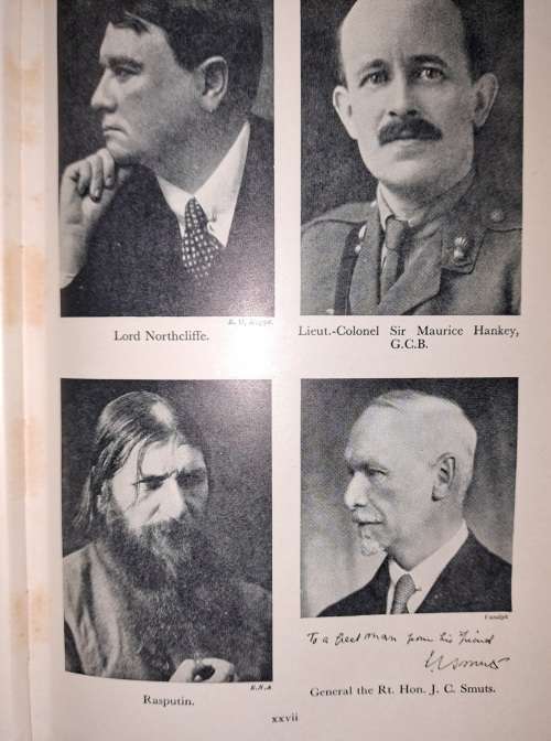 War Memoirs of David Lloyd George, 2 Volumes-Mentions of Gen Jan Smuts