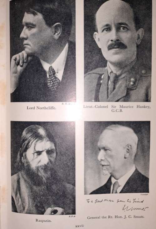 War Memoirs of David Lloyd George, 2 Volumes-Mentions of Gen Jan Smuts