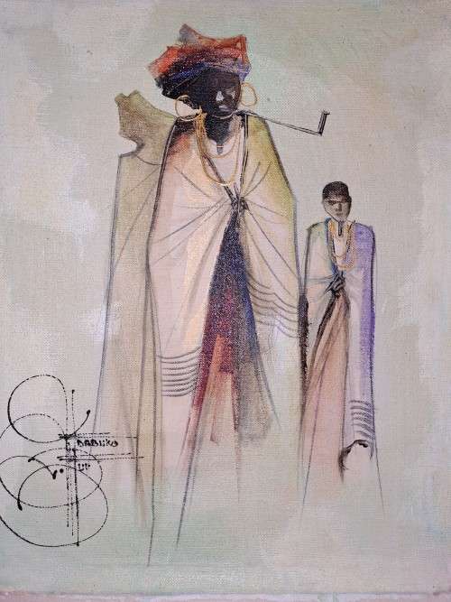 6 Oils by Ndabuko Ntuli-Unframed Stunning