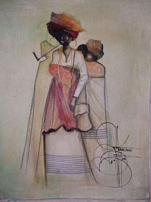 6 Oils by Ndabuko Ntuli-Unframed Stunning