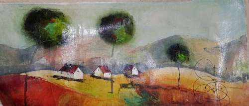 6 Oils by Ndabuko Ntuli-Unframed Stunning