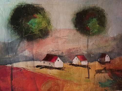 6 Oils by Ndabuko Ntuli-Unframed Stunning
