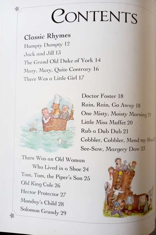 Nursery Rhyme Treasury: Classic Nursery Rhymes to Share- Take a Look Mums!!