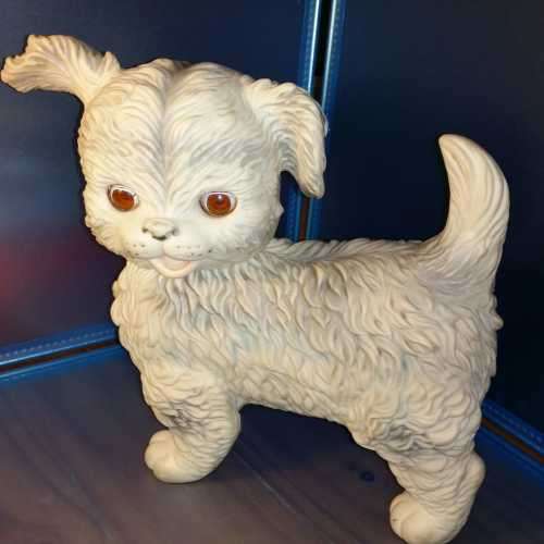 Vintage Edward Mobley Squeaky Dog- 1960'S ARROW RUBBER DOG PUPPY SLEEPY EYES