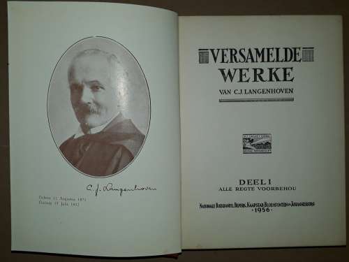 Versaamelde Werke Complete set of 16-CJ Langenhoven