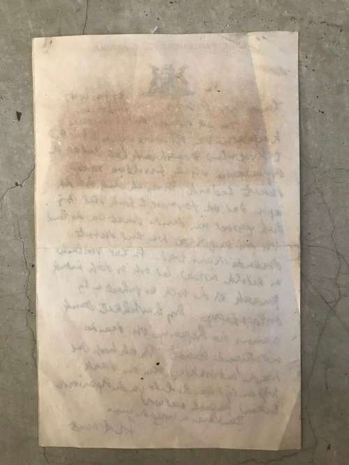 Rare Letter signed by Jan Smuts