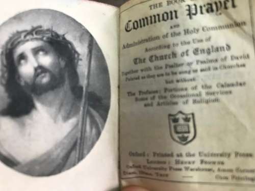 Miniture Book of Common Prayer Silver Cover