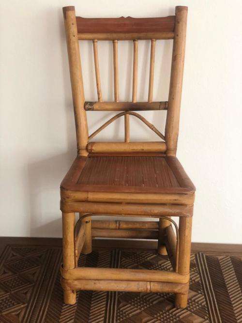 Vintage bamboo childs chair