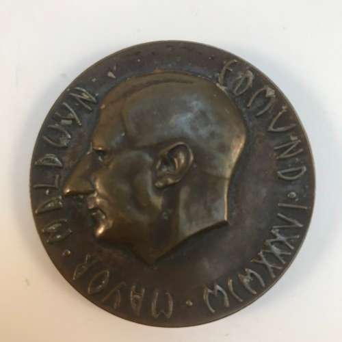 Mayor Maldwyn Edmund 1936 Award Medal