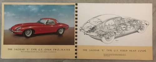 Jaguar E Type Sales Brochure 1961-1964 ORIGINAL