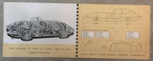 Jaguar E Type Sales Brochure 1961-1964 ORIGINAL