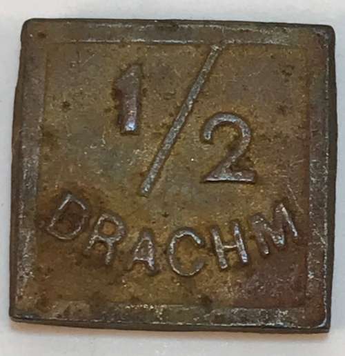 Antique Apothecary Drachms and Scruples Tokens