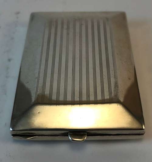 Art Deco Silver Matchbook Case