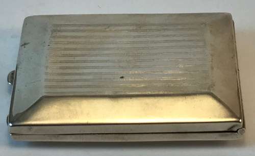 Art Deco Silver Matchbook Case