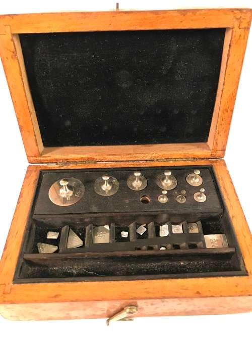 Vintage Chemical weights set