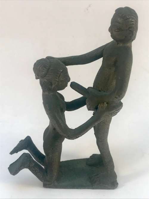 Rare Erotica Bronze Kamasutra Figurines