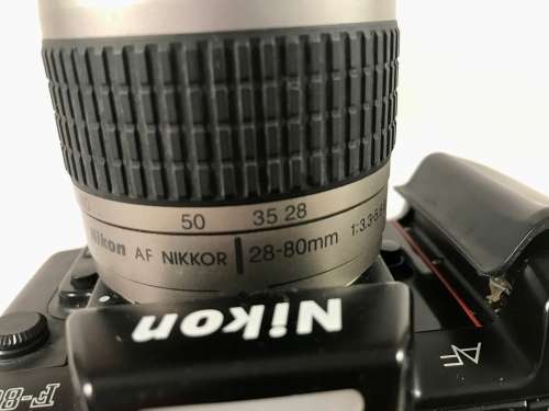 Nikon F-801 with Nikon AF Nikkor 28-80mm 1:3.3-5.6 G NOT WORKING WITH BOOK