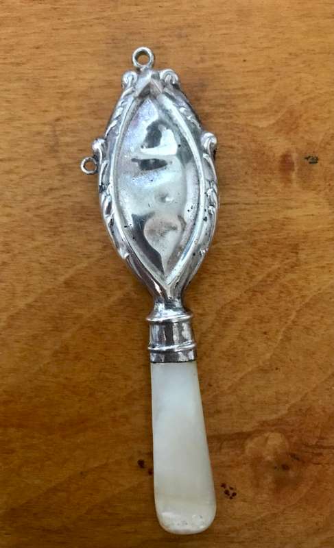 Hallmarked Silver Baby Rattle