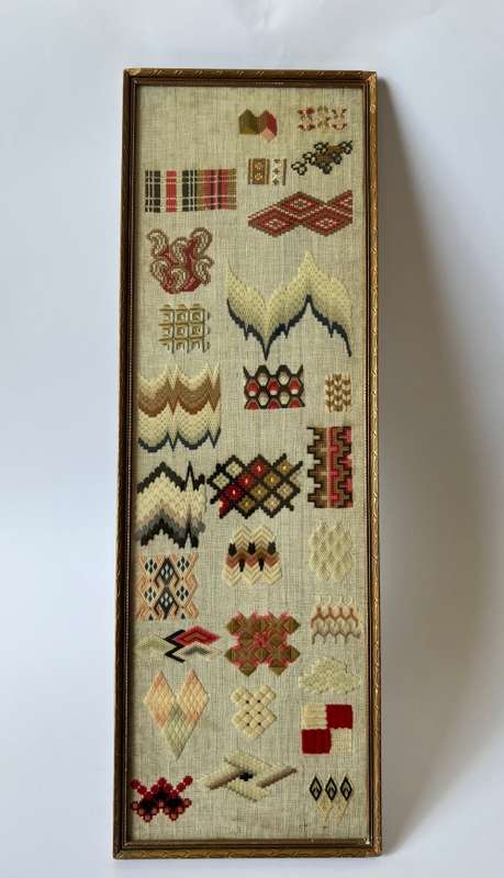 Framed Vintange Sampler - Rectangle