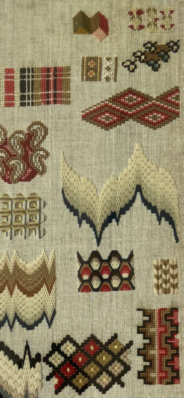 Framed Vintange Sampler - Rectangle