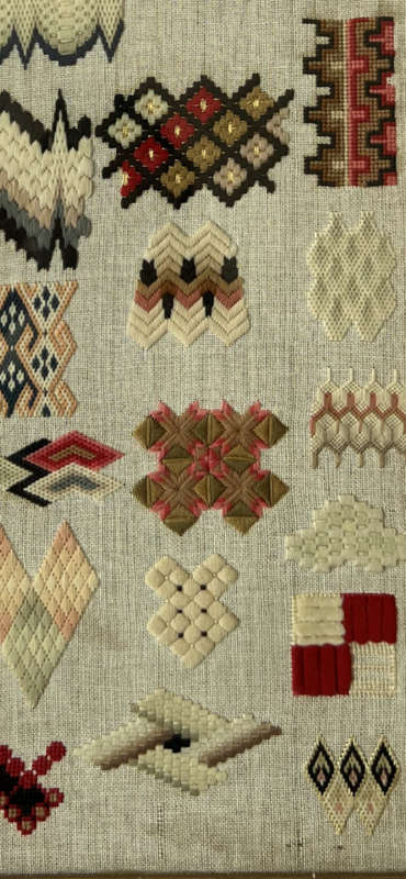 Framed Vintange Sampler - Rectangle