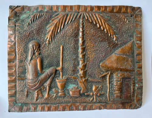 Copper Plaques (Pair)
