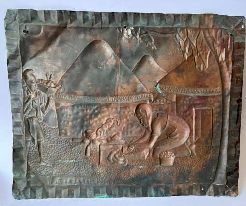 Copper Plaques (Pair)
