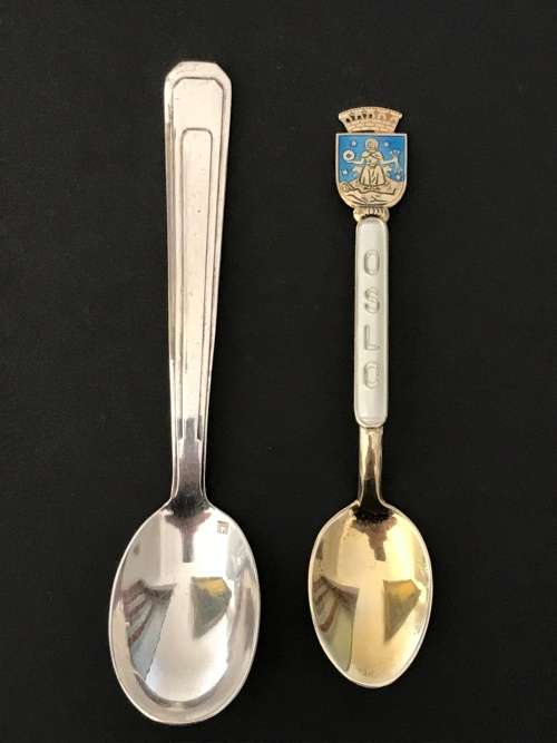 Sterling Silver Souvenir Teaspoons