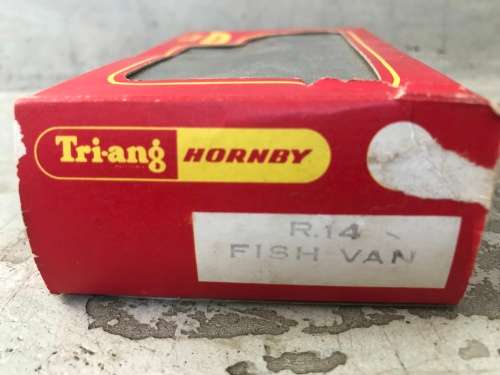 Triang Hornby R14 Fish Van - Blue / Grey Insulfish N6301 - Boxed plus extra Van