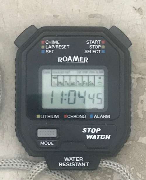 Roamer Stopwatch working
